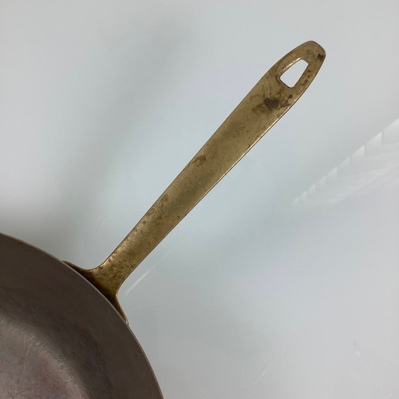 Vintage Paul Revere 1801 Copper frying pa sauté skillet 10.5 EUC - Picture 8 of 9